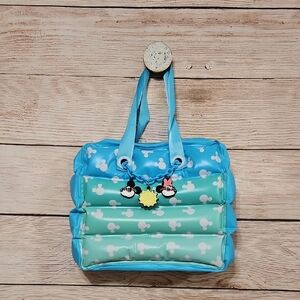 NWT Disney Blue and Green Inflatable Tote Bag